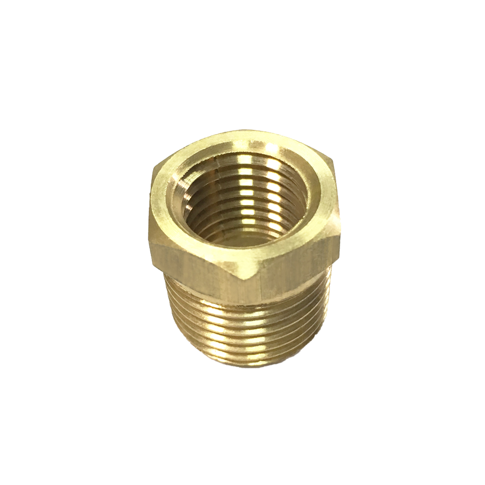 Brass Pipe Fitting, Hex Bushing Reducer, Male x Female