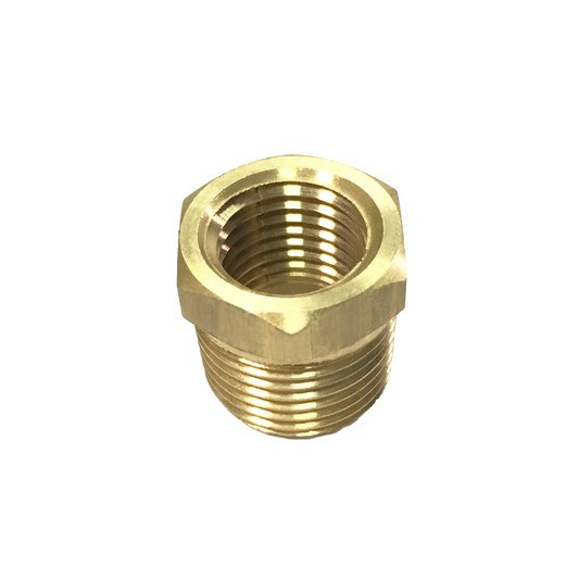 Brass Pipe Fitting, Hex Bushing Reducer, Male x Female