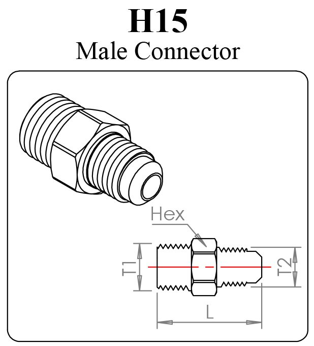 Brass Tube Fitting, Half-Union