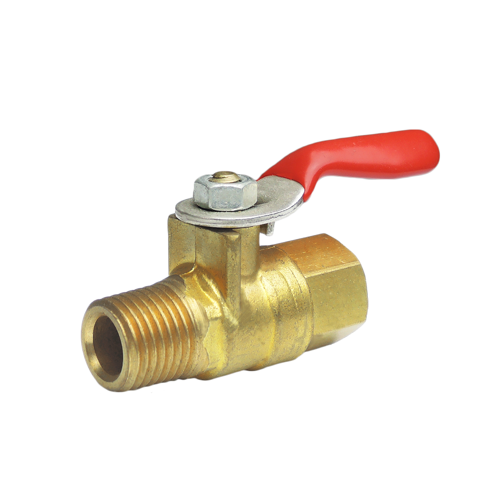 Forged Brass Mini Ball Valve, Female x Male