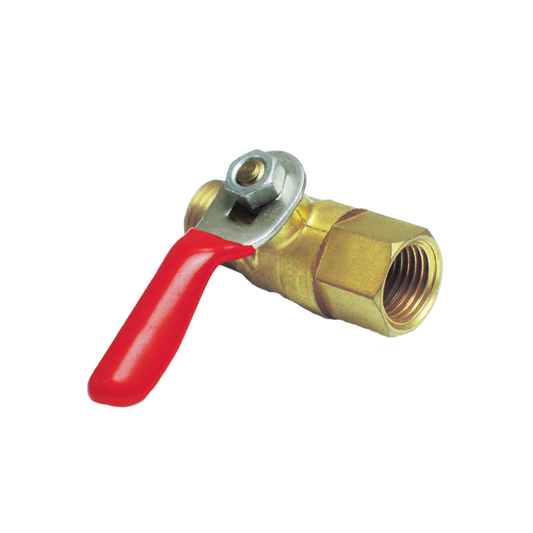 Forged Brass Mini Ball Valve, Female x Male