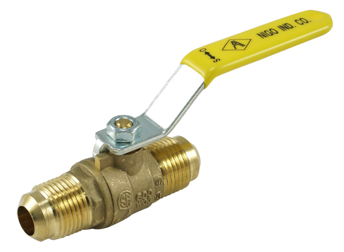 Forged Brass Ball Valve, Flare x Flare