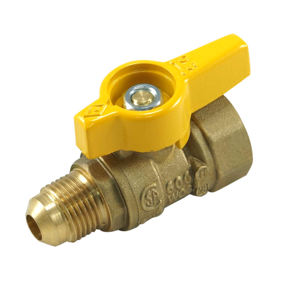 Forged Brass Ball Valve, Female x Flare