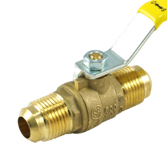 Forged Brass Ball Valve, Flare x Flare