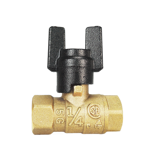 Forged Brass Mini Gas Ball Valve (Short T Handle)