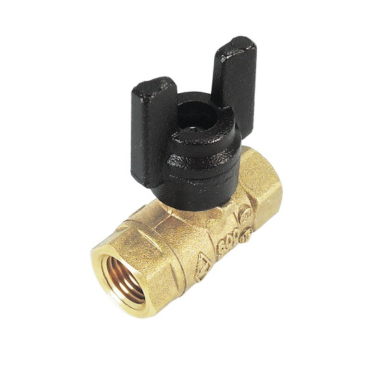 Forged Brass Mini Gas Ball Valve (Short T Handle)