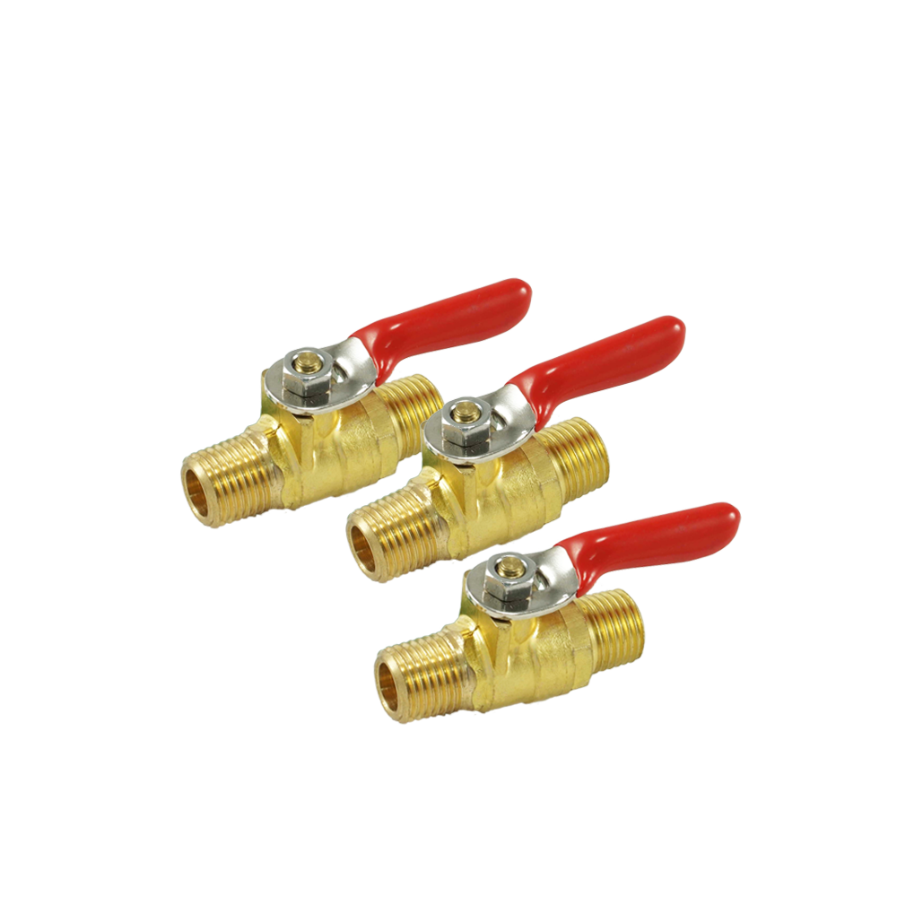 Forged Brass Mini Ball Valve, Male