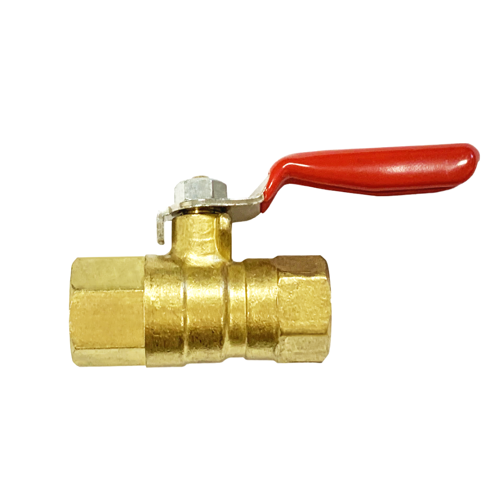 Forged Brass Inline Mini Ball Valve, Female