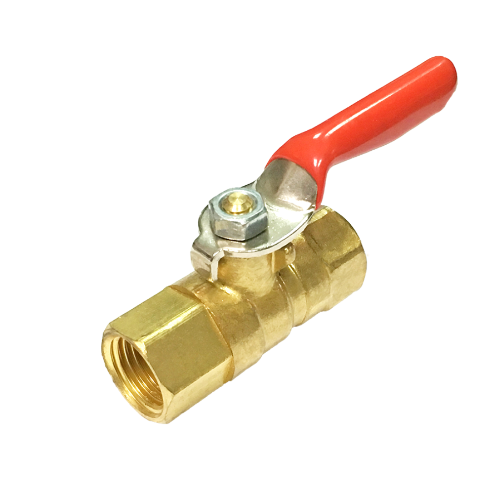 Forged Brass Inline Mini Ball Valve, Female