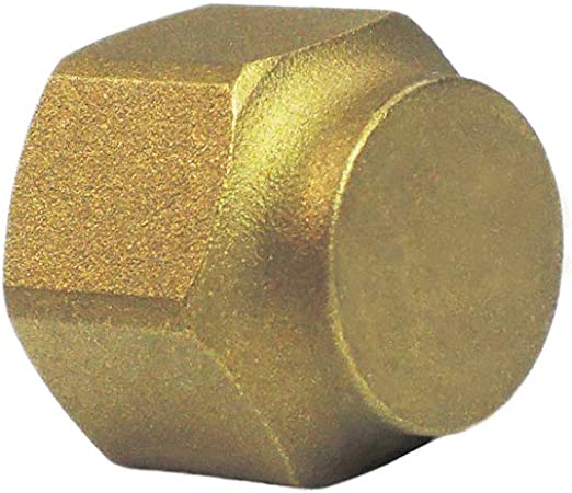 Brass Tube Fitting, SAE 45 Degree Flare Fitting, Cap Nut