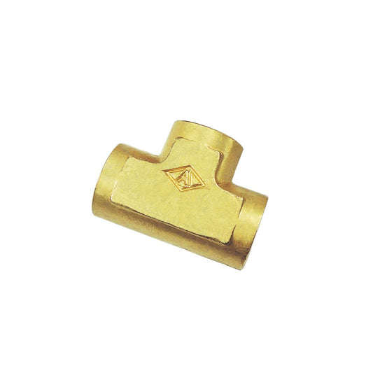 Forged Brass Pipe Fitting, 3-Way Tee, Female