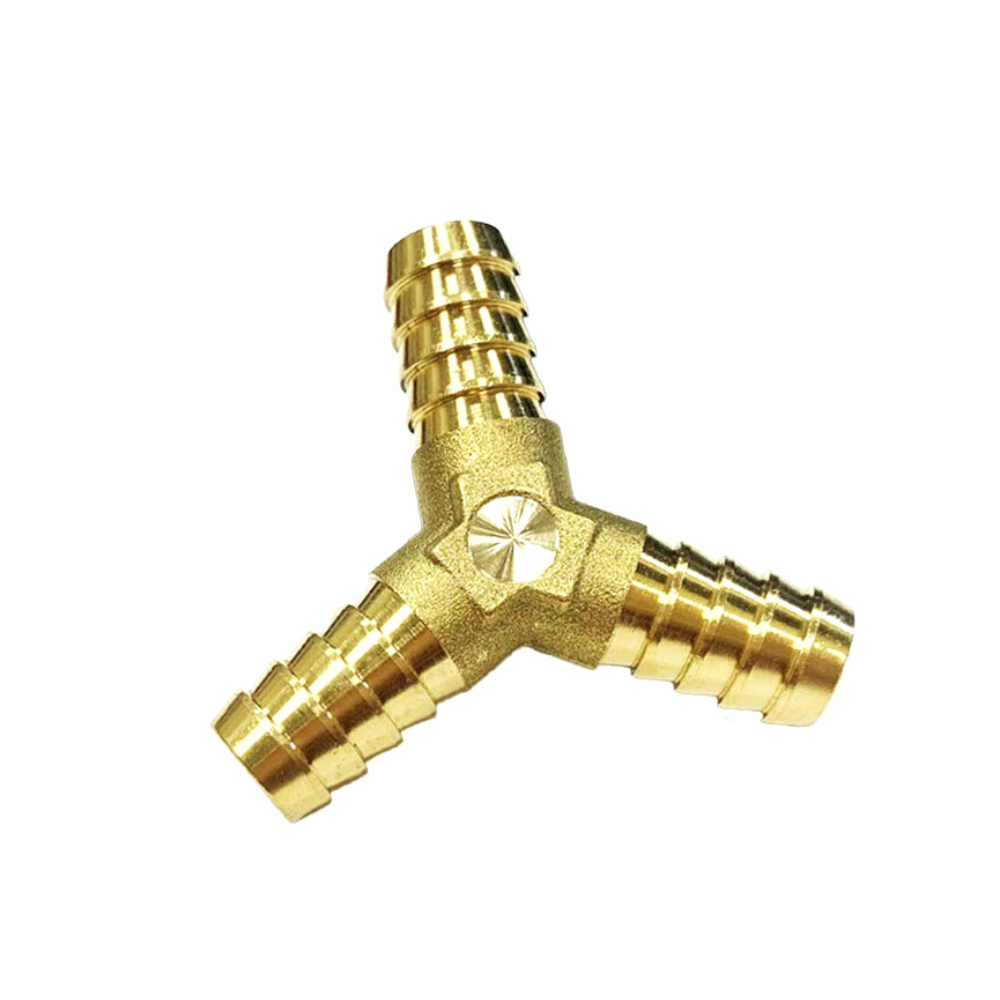 Forged Brass Hose Fitting, 3-Way Y-Shaped Tee